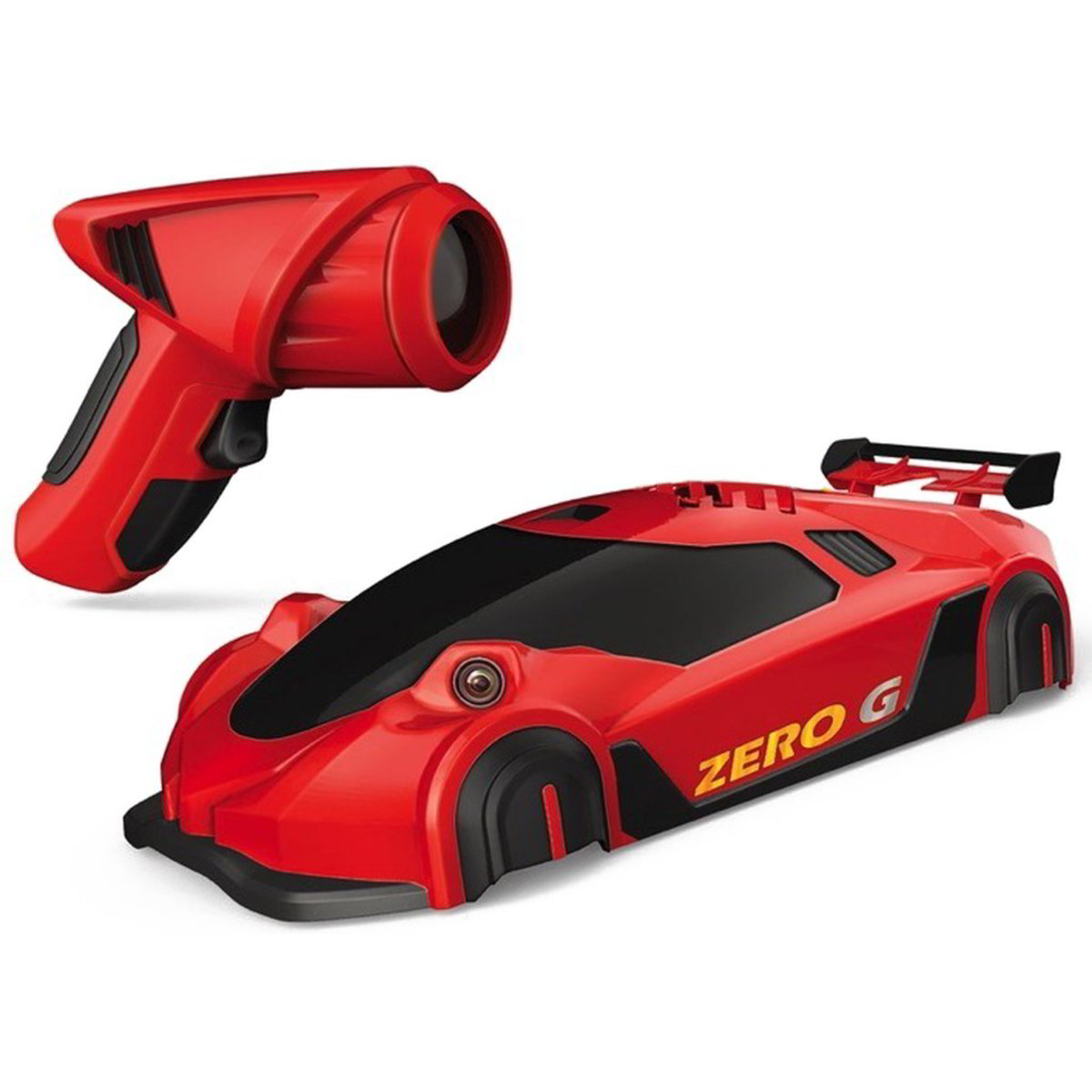 Air Hogs Zero Gravity Laser Wall Climbing RC Car - Red, remote control toy on white background