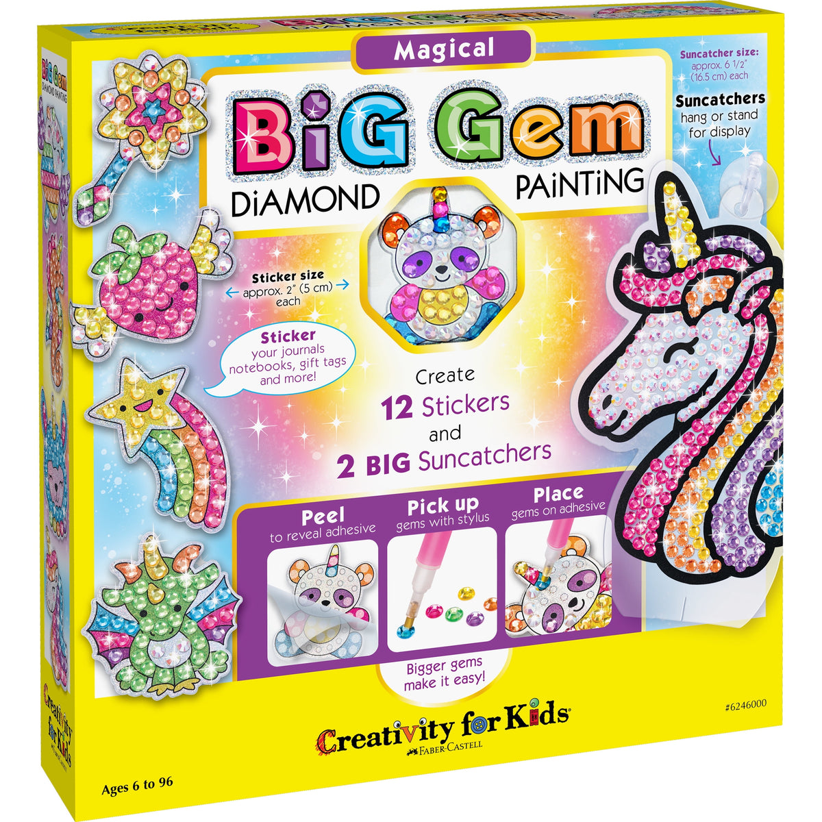Creativity for Kids Big Gem Diamond Painting Magical unicorn craft kit original package