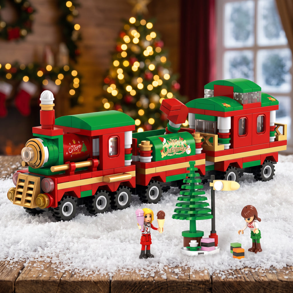 Christmas Train – Building Blocks Set