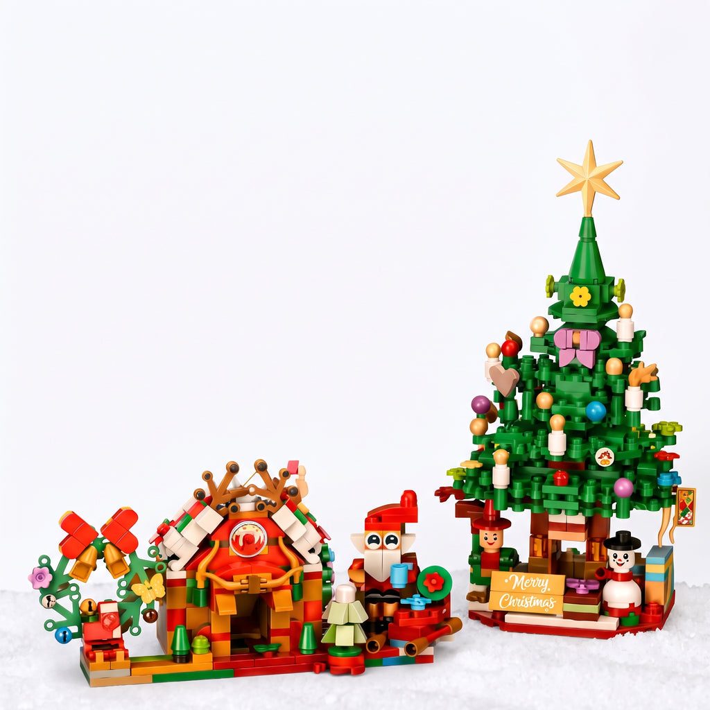 Christmas Village Advent Calendar – 24-Day Building Blocks Set