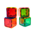 PicassoTiles PT27 colorful magnetic alphabet letter tiles arranged in letter blocks