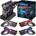 Best Choice Products four rechargeable laser tag blasters with charging station and package