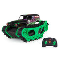 Monster Jam Grave Digger Trax All-Terrain RC - 1:15 Scale, remote control toy on white background