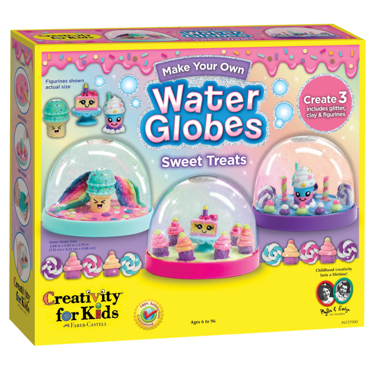 Creativity for Kids Make Your Own Water Globes - Sweet Treats 3-Pack